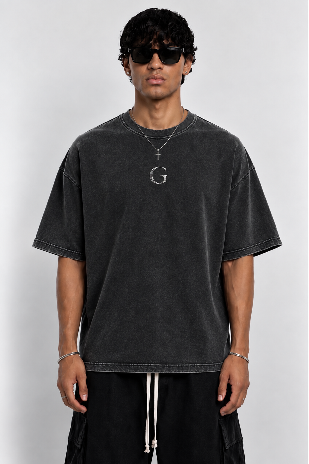 Gencymir Midnight Relic Tee – Washed Dark Grey
